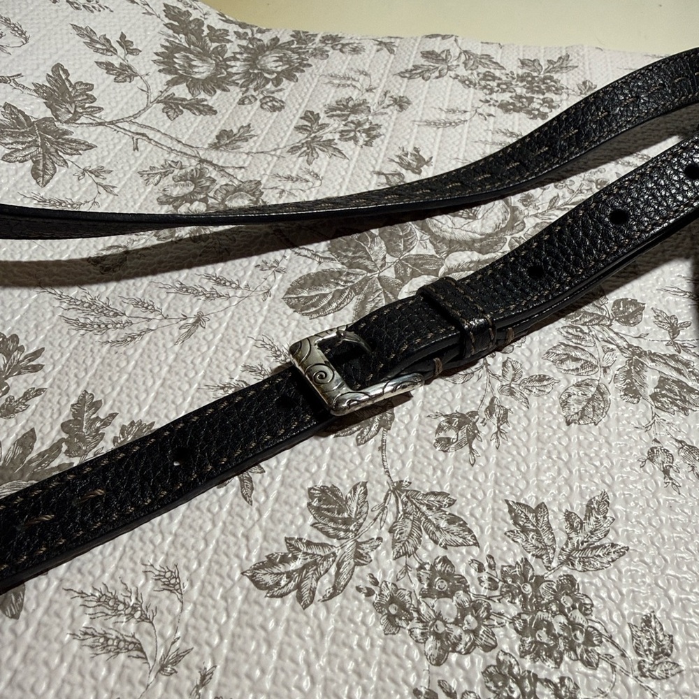 Brighton Black Textured Crossbody Bag - Picture 3 of 11
